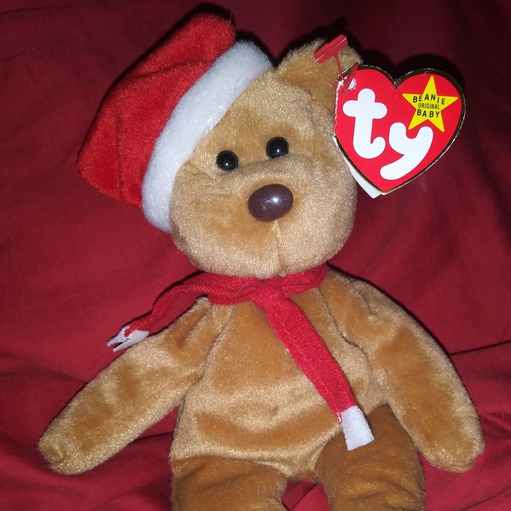 COLLECTIBLE 1997 Teddy Christmas Beanie Baby with
